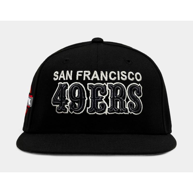 Exclusive San Francisco 49ers Blackout 59Fifty Mens Hat (Black)