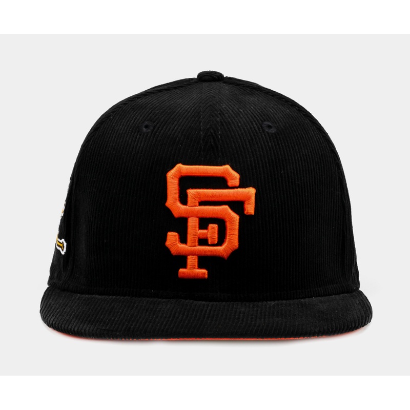 Exclusive San Francisco Giants Everyday Cord 59Fifty Fitted Mens Hat (Black/Orange)