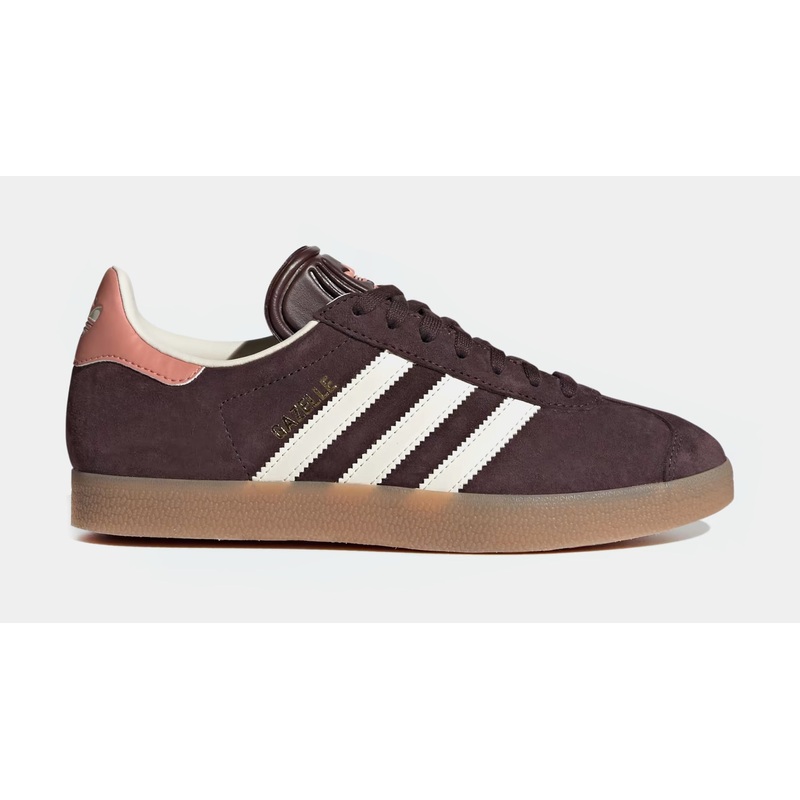 Gazelle Womens Lifestyle Shoes (Shadow Brown/Cream White/Gum)