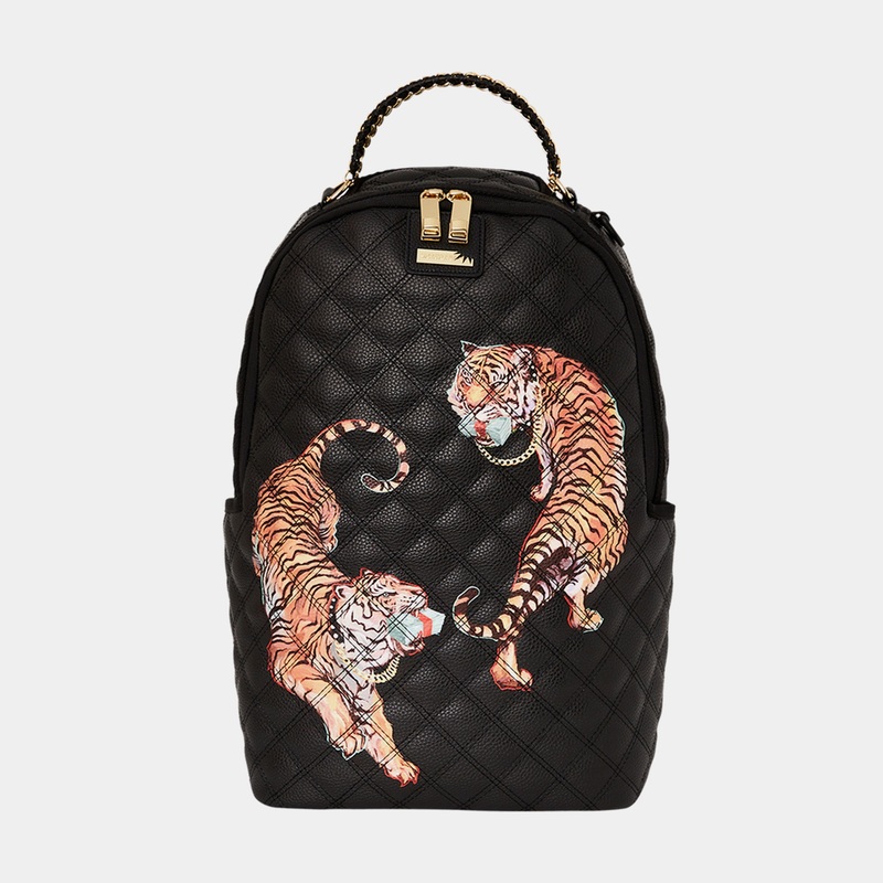 Money Tigers Mens Backpack (Black)