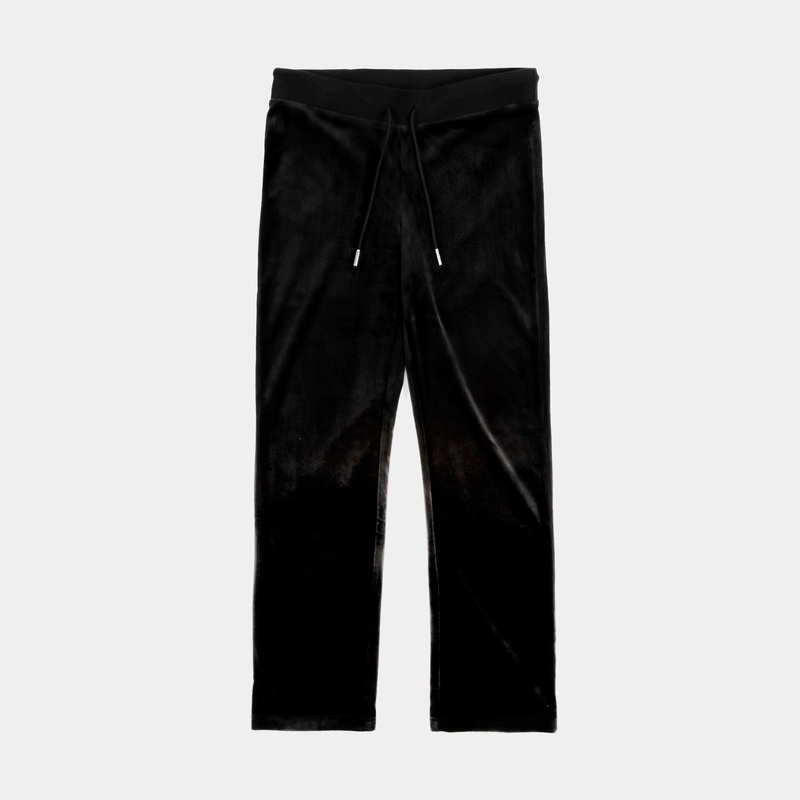 Og Big Bling Velour Womens Track Pants (Black)