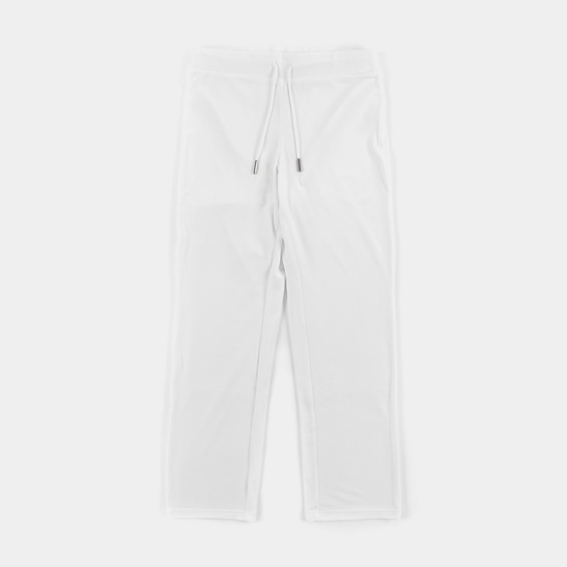 Og Big Bling Velour Womens Track Pants (White)