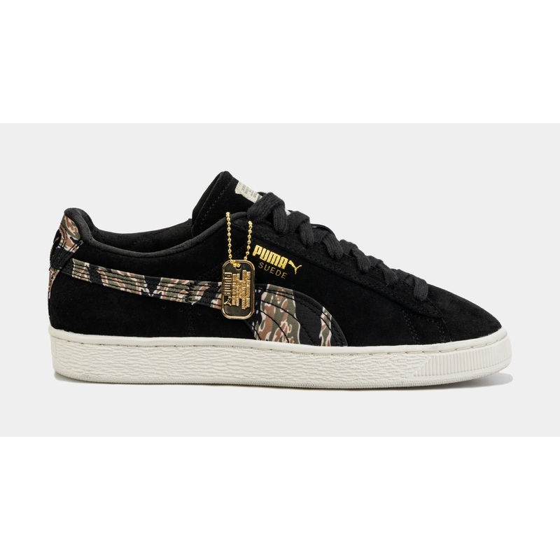 SP Exclusive 30th Anniversary Suede Tiger Camo Mens Lifestyle Shoes (Black)