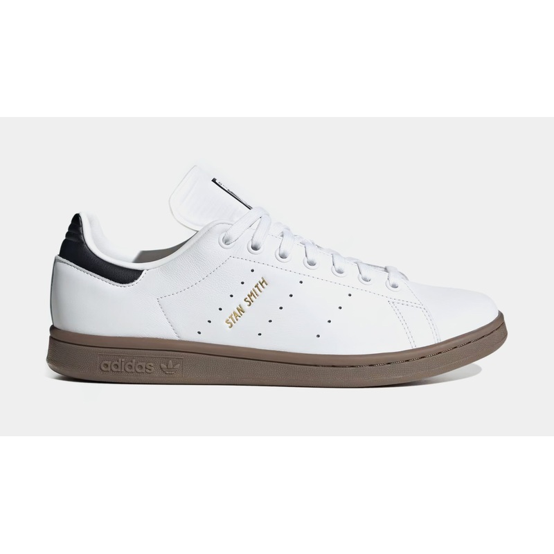 Stan Smith Mens Lifestyle Shoes (White/Black/Gum)