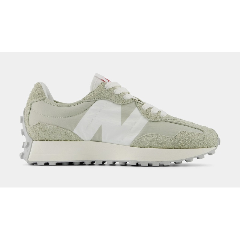 327 Womens Running Shoes (Dark Olivine/White)