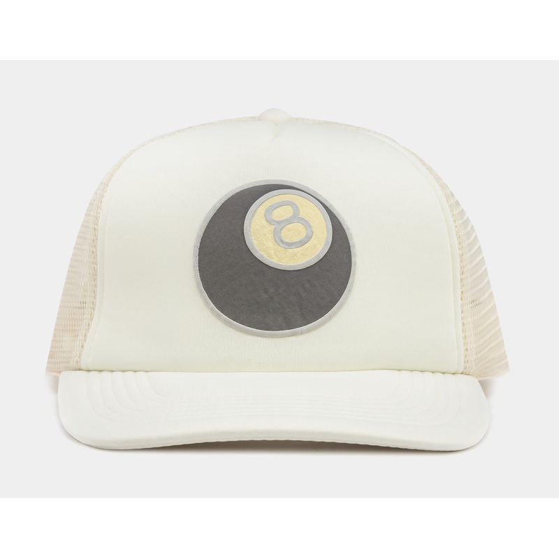 8 Ball Trucker Mens Hat (Beige)