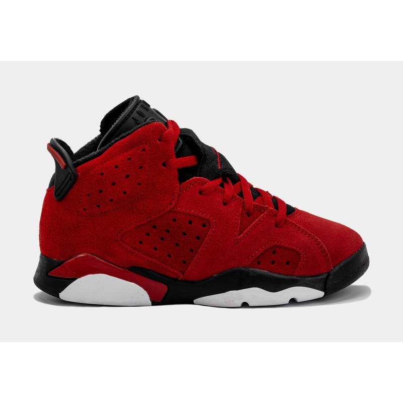 Air Jordan 6 Retro Toro Bravo Preschool Lifestyle Shoes (Red/Black)