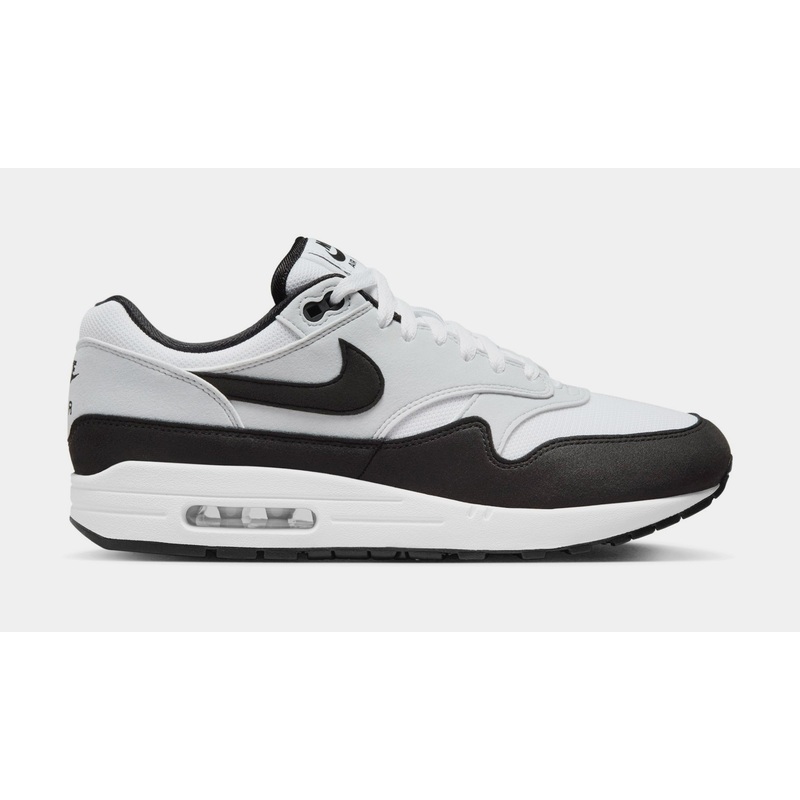 Air Max 1 Mens Running Shoes (White/Black)