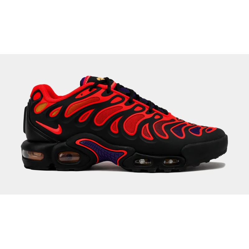 Air Max Plus Drift Mens Running Shoes (Black/Bright Crimson/Purple)