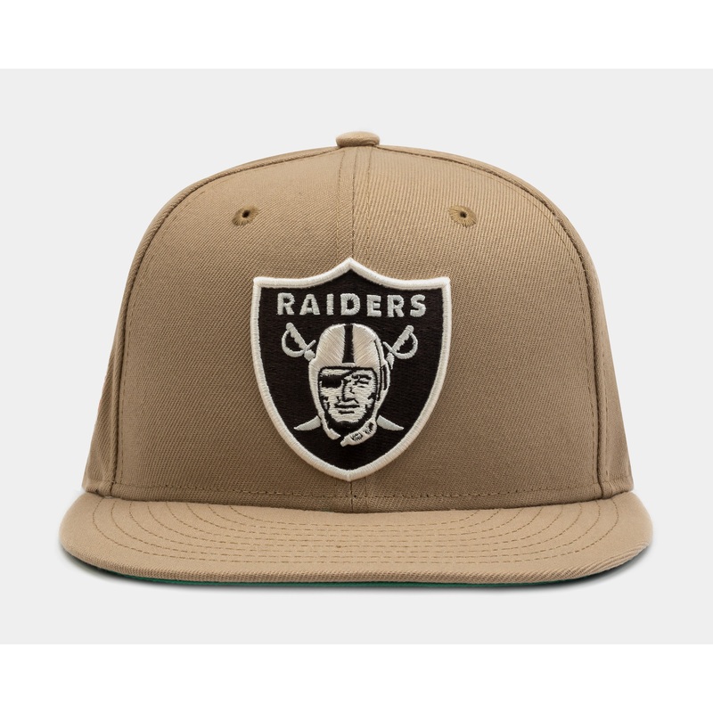 Collection Las Vegas Raiders 59Fifty Mens Fitted Hat (Khaki)