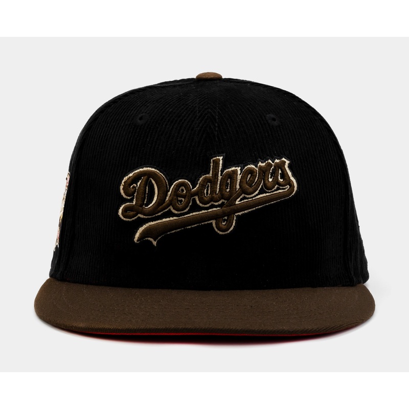 Collection Los Angeles Dodgers 59Fifty Mens Fitted Hat (Black/Brown)