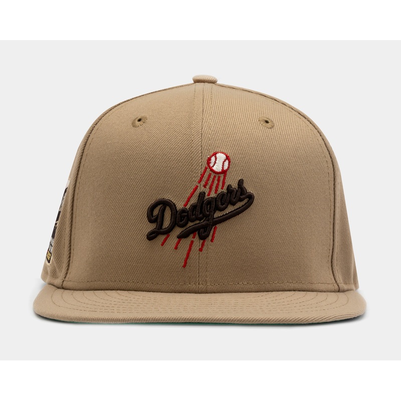 Collection Los Angeles Dodgers 59Fifty Mens Fitted Hat (Khaki)