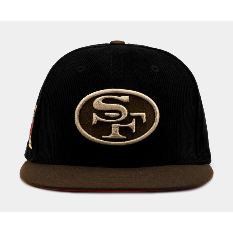 Collection San Francisco 49ers 59Fifty Mens Fitted Hat (Black/Brown)