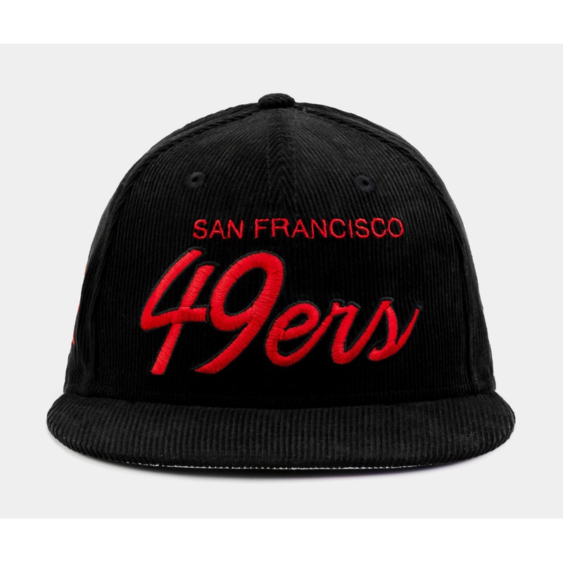 Collection San Francisco 49ers 59Fifty Mens Fitted Hat (Black/Red)