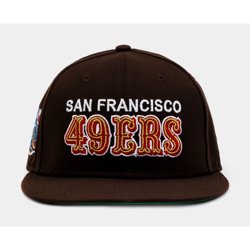 Collection San Francisco 49ers 59Fifty Mens Fitted Hat (Brown)