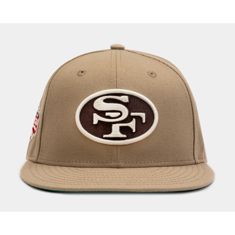 Collection San Francisco 49ers 59Fifty Mens Fitted Hat (Khaki)