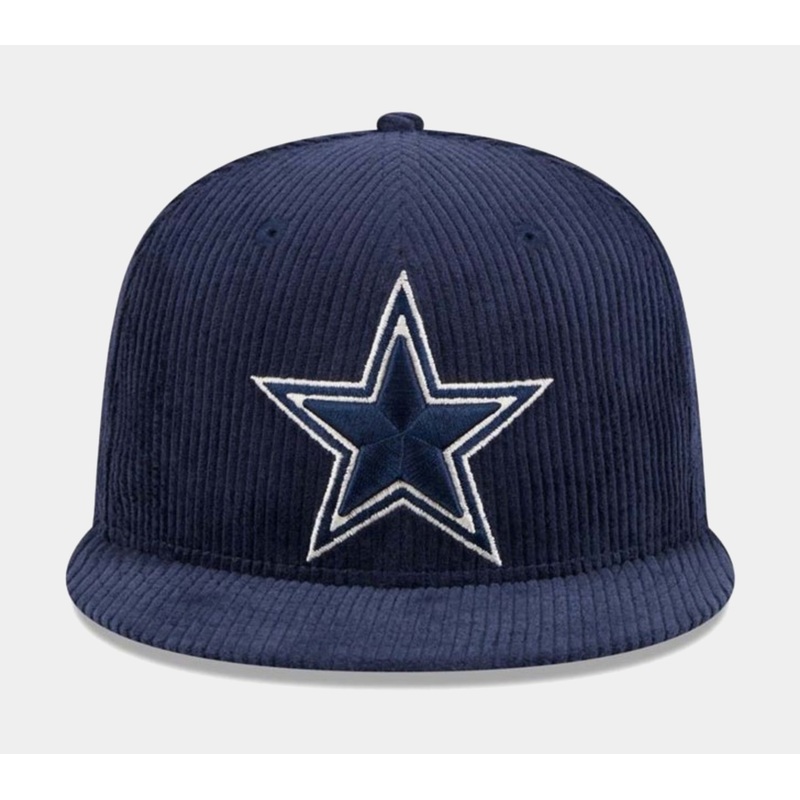 Dallas Cowboys Letterman 59Fifty Fitted Mens Hat (Navy/White)