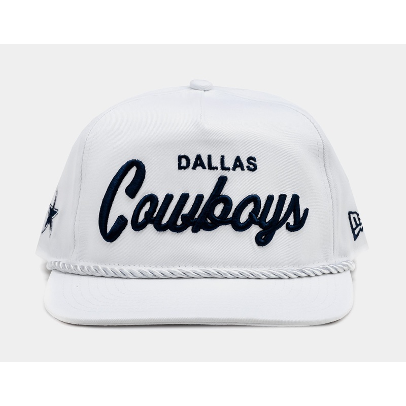 Dallas Cowboys Script Golfer 9Fifty Mens Hat (White)