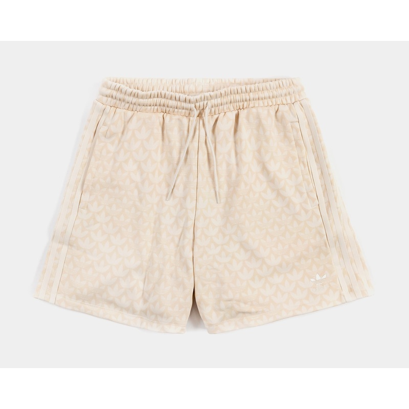 Monogram AOP Womens Shorts (Beige)
