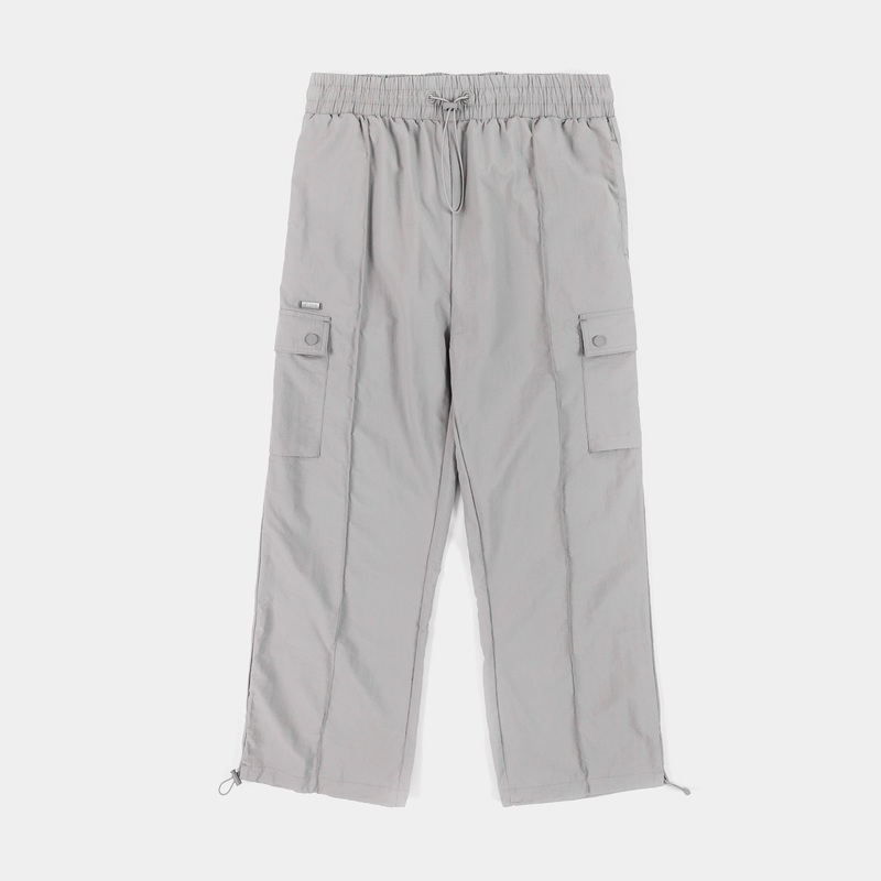 Windbreaker Cargo Womens Pants (Grey)