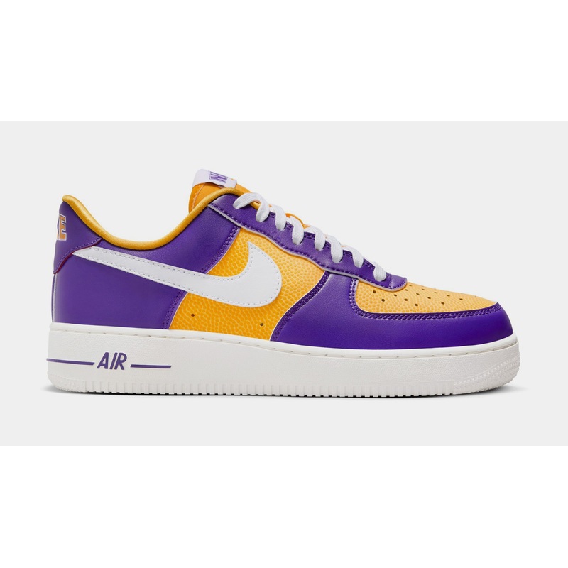 Air Force 1 ’07 SE Court Purple University Gold Womens Lifestyle Shoes (Purple/Yellow)