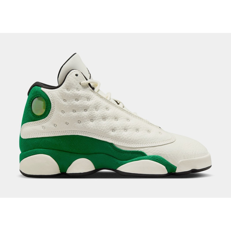 Air Jordan 13 Retro Court of Legends Grade School Lifestyle Shoes (Sail/Black/Pine Green)