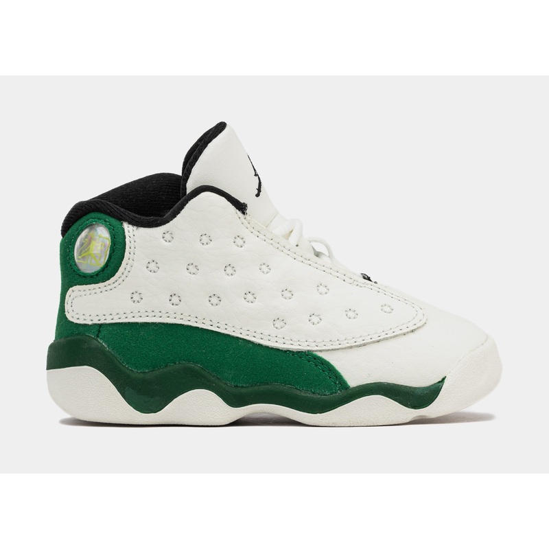 Air Jordan 13 Retro Court Of Legends Infant Toddler Lifestyle Shoes (Sail/Black/Pine Green)