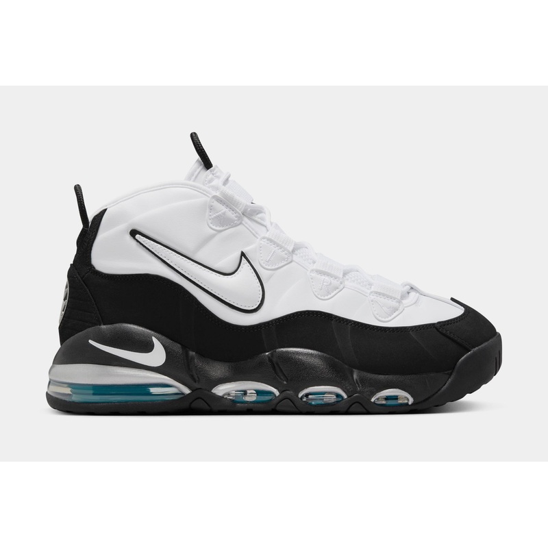 Air Max Uptempo Mens Basketball Shoes (White/Black/Mystic Teal)