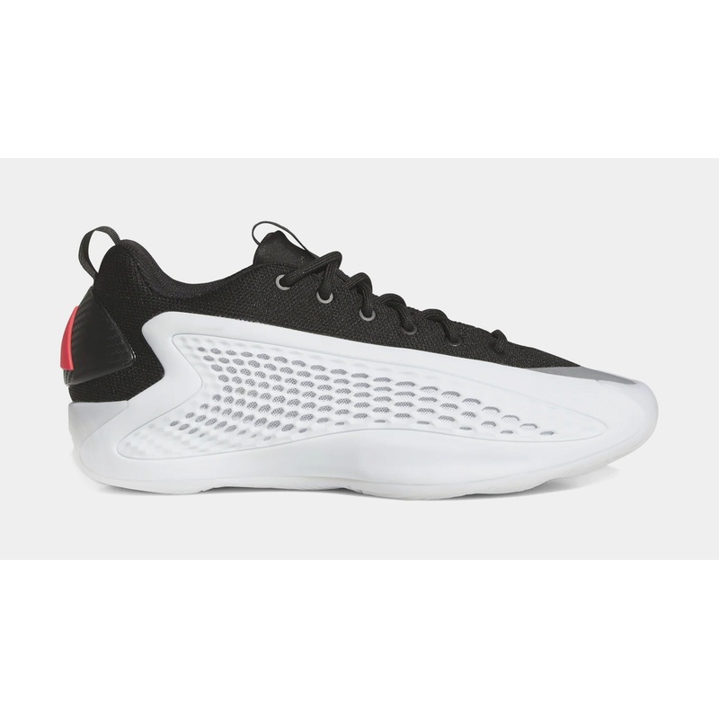 Anthony Edwards 1 Low Mens Basketball Shoes (White/Core Black/Lucid Red)