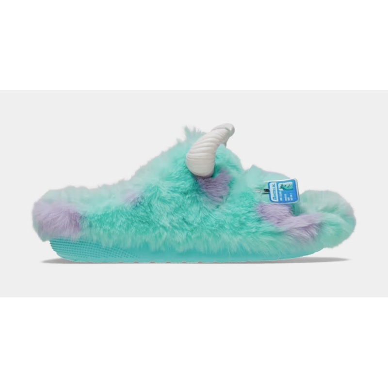 Disney and Pixar Monsters Inc Sulley Classic Cozzzy Mens Sandals (Blue/Purple) Free Shipping