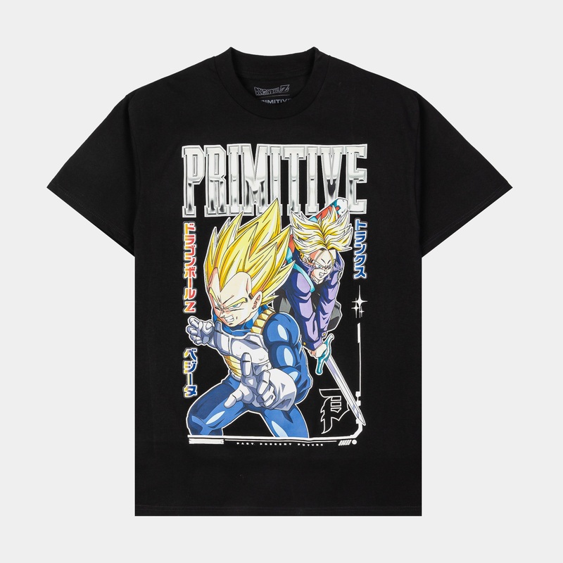 Dragon Ball Z Emerge Mens Short Sleeve Shirt (Blue/Black)