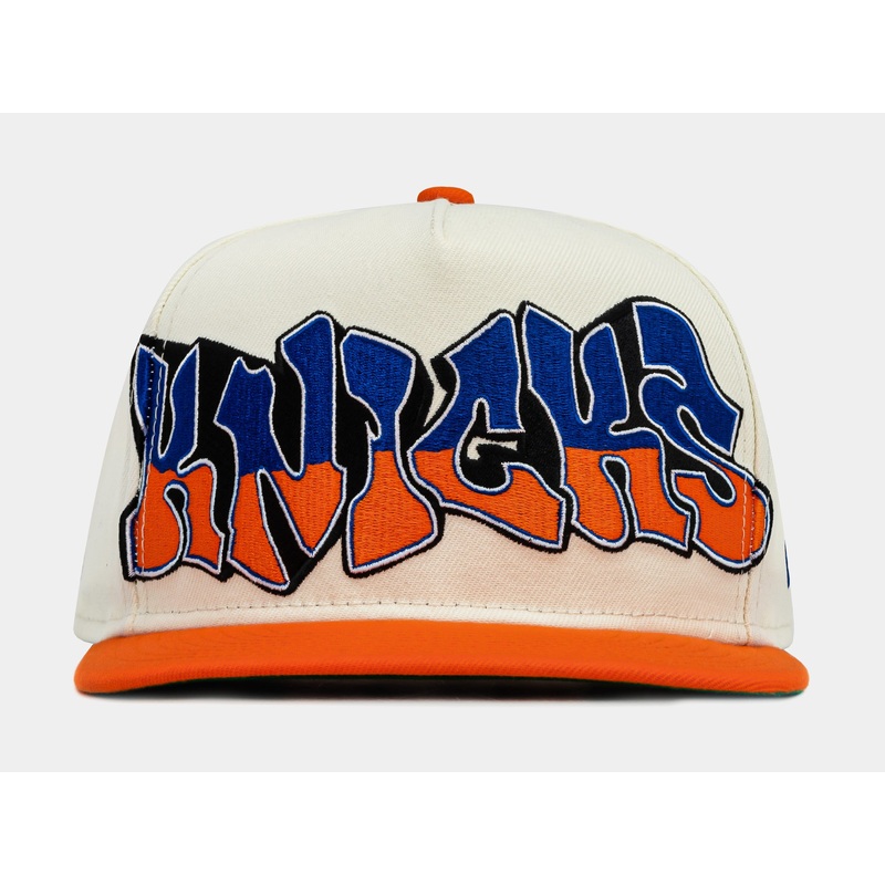 Exclusive All Star New York Knicks 950AF Snapback Mens Hat (White/Blue/Yellow)