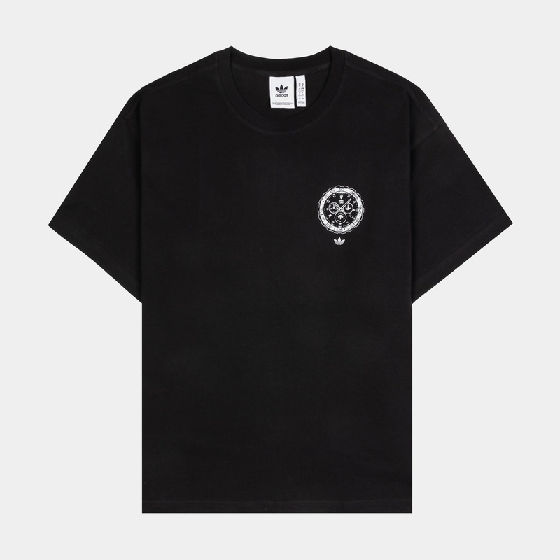 Exclusive Dame Time Mens Short Sleeve Shirt (Black/White)