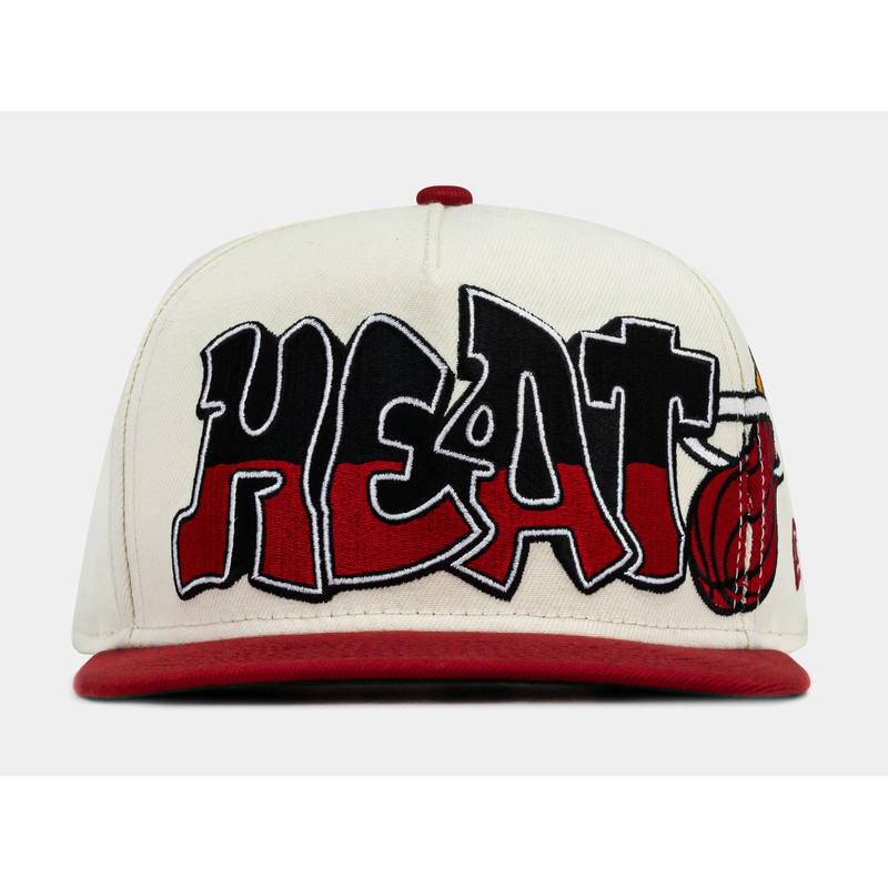 Exclusive Miami Heat All Star 950AF Snapback Mens Hat (White/Black/Red)