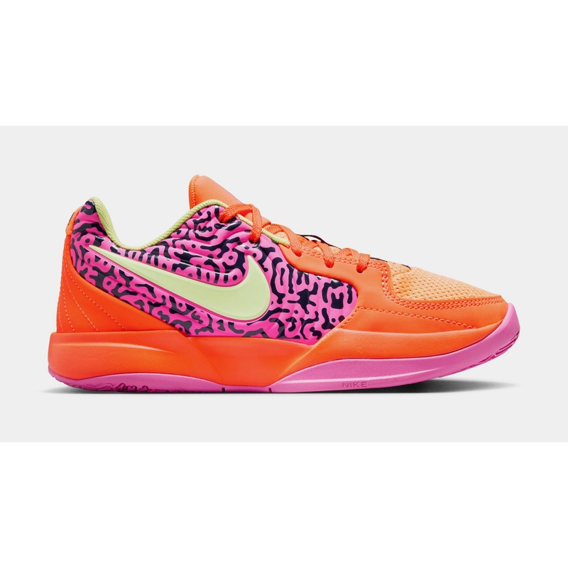 Ja 2 Total Orange Grade School Basketball Shoes (Obsidian/Total Orange/Pinksicle/Light Lemon Twist)