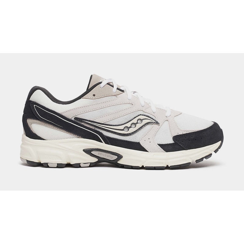 Ride Millennium Suede Mens Running Shoes (White/Black)