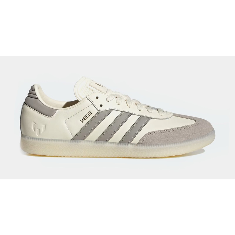 Samba OG Messi Mens Lifestyle Shoes (Cream White/Light Brown/Gold Metallic)