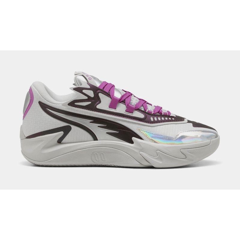 Scoot Zeros II Mens Basketball Shoes (Feather Gray/Wild Berry)