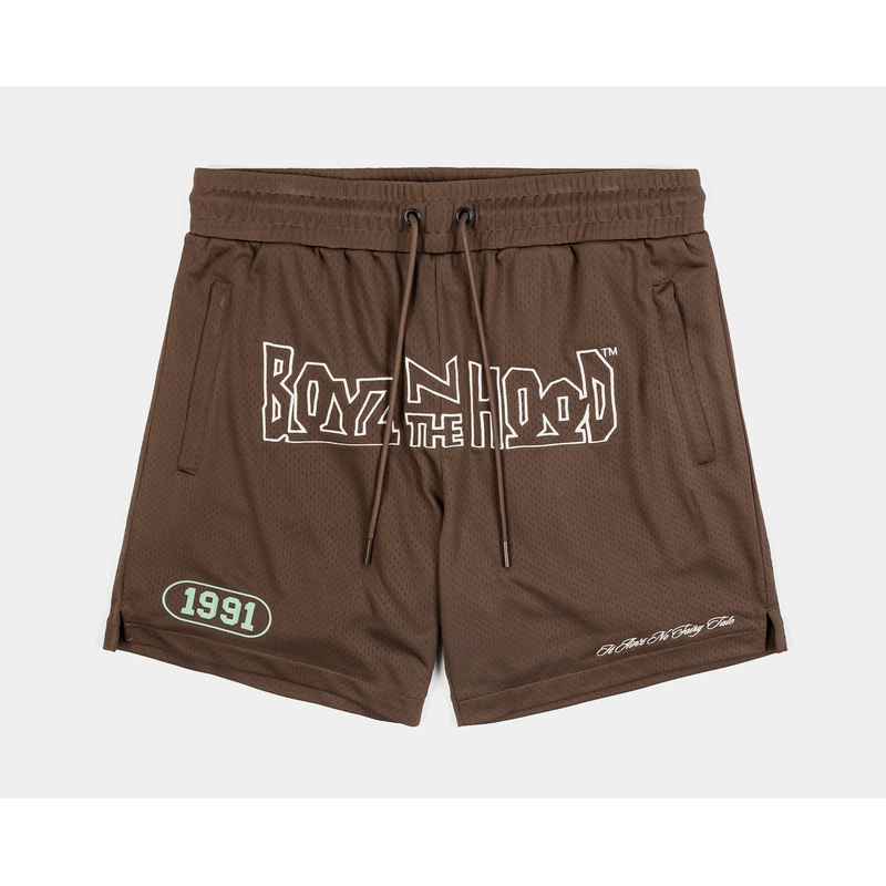 SP x Boyz N The Hood 1991 Mesh Mens Shorts (Brown/Beige)