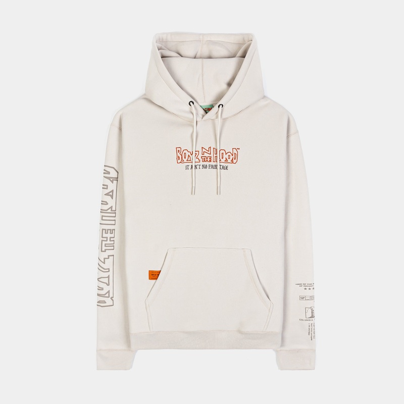 SP x Boyz N The Hood Fairtytale Pullover Mens Hoodie (Beige/Orange)