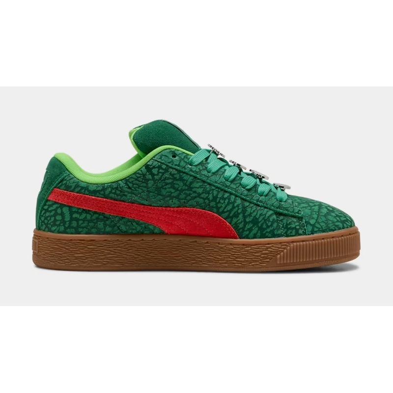 Suede XL x TMNT Mens Lifestyle Shoes (Vine/Gum)