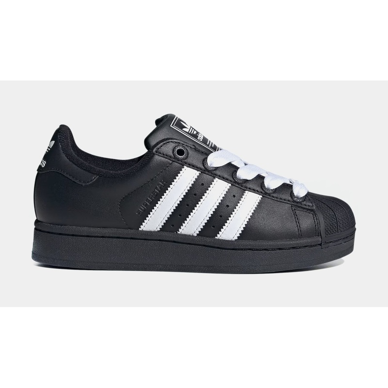 Superstar II Grade School Lifestyle Shoes (Black/White)
