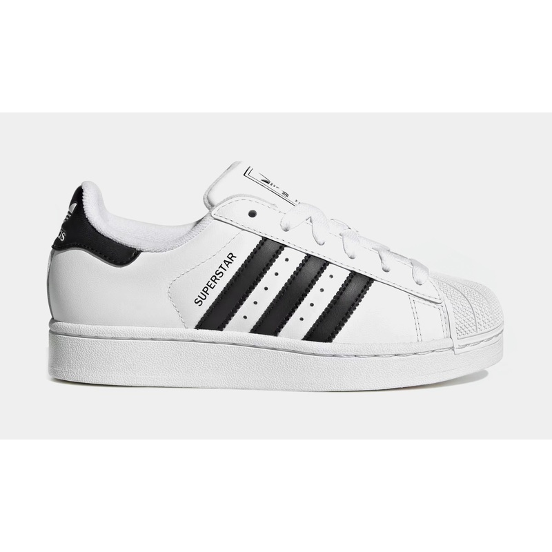 Superstar II Grade School Lifestyle Shoes (White/Black)