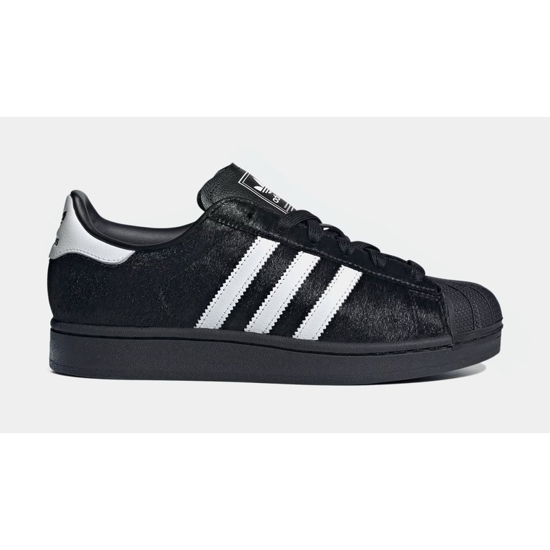 Superstar II Pony Hair Womens Lifestyle Shoes (Core Black/White)