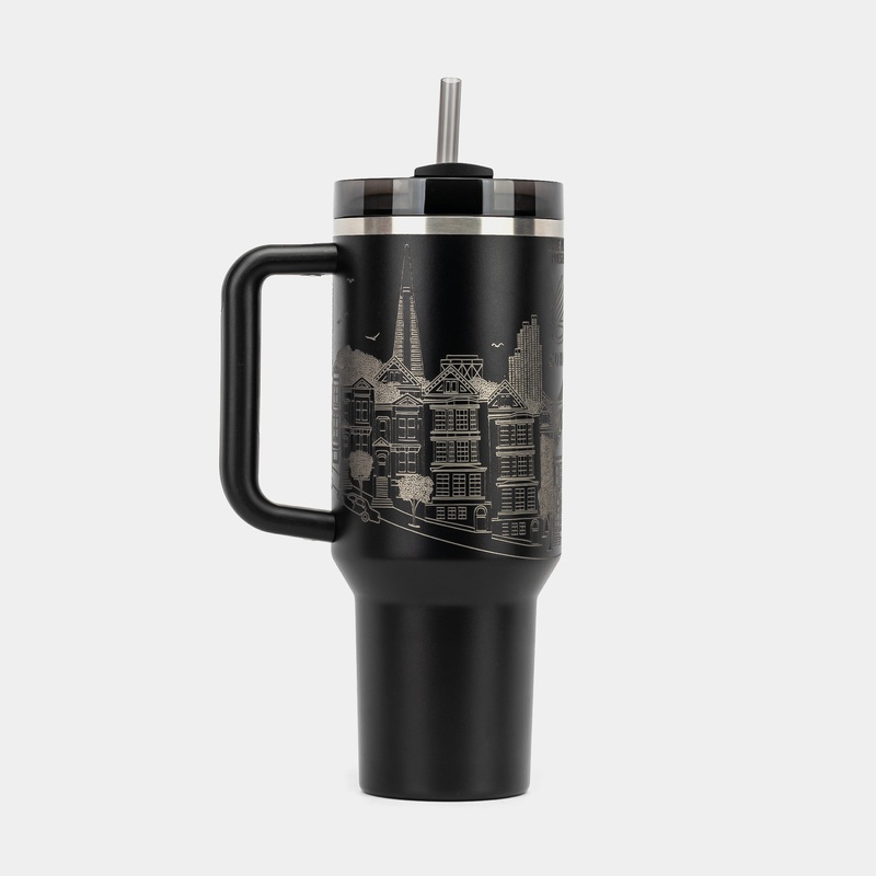 The Quencher H2.0 Flowstate All Star Weekend Exclusive San Francisco Skyline Stanley Tumbler (Black)