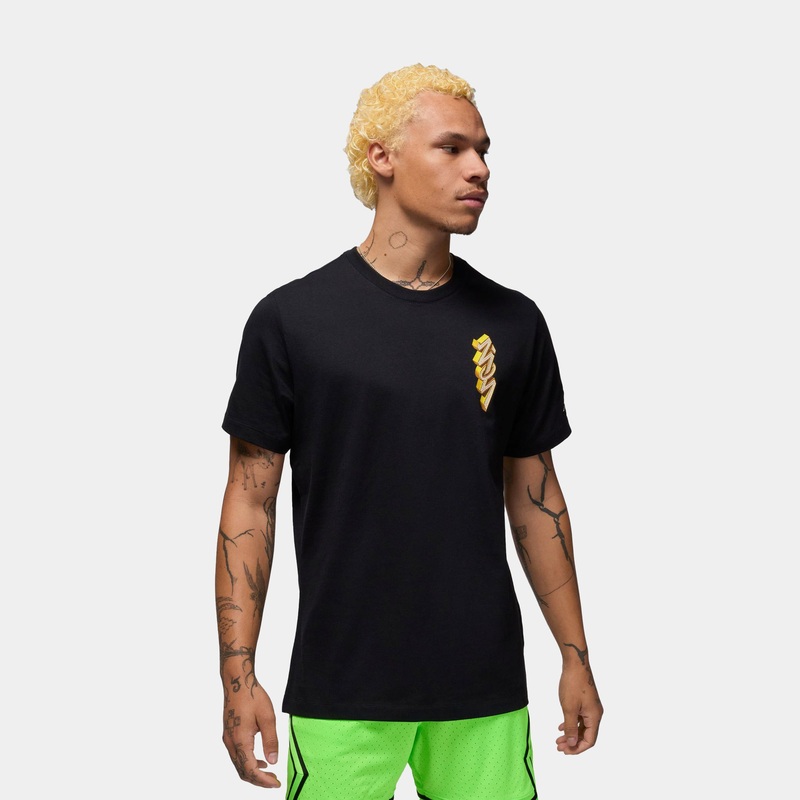 Zion Mens Short Sleeve Shirt (Black/Coconut Milk)