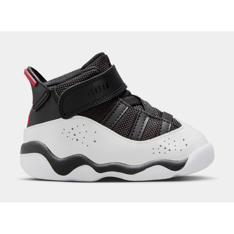 6 Rings Infant Toddler Lifestyle Shoes (Black/White)