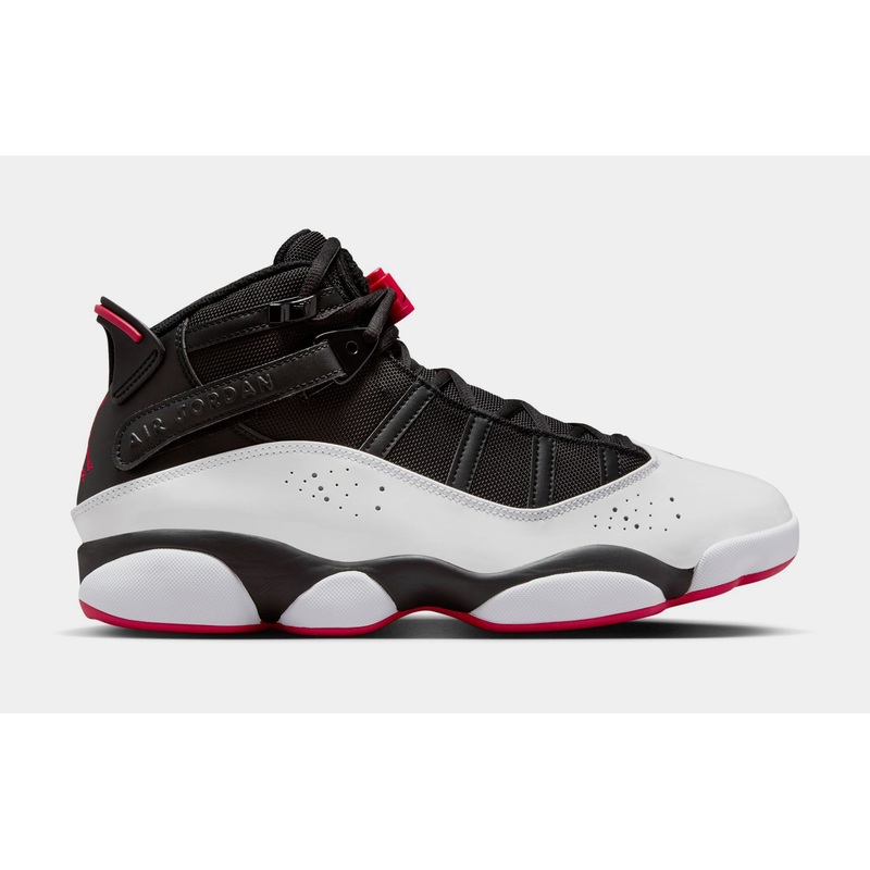 6 Rings Mens Basketball Shoes (Black/White)