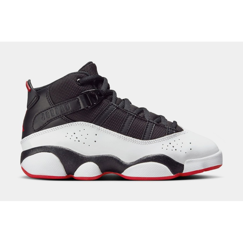 6 Rings Preschool Lifestyle Shoes (Black/University Red/White)