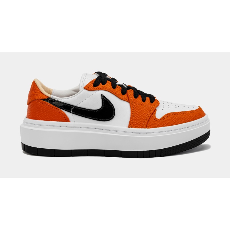 Air Jordan 1 Elevate Low SE Brilliant Orange Womens Basketball Shoes (Orange/Black)
